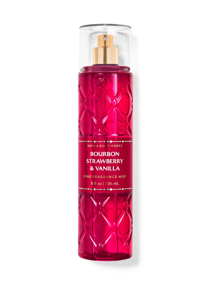 Bourbon Strawberry & Vanilla the big event Bath & Body Works