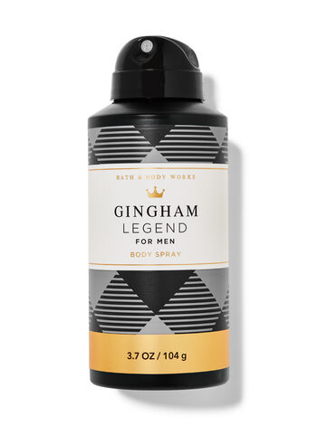 Gingham Legend men's  shop man collection deodorant and parfume men's collection Bath & Body Works1