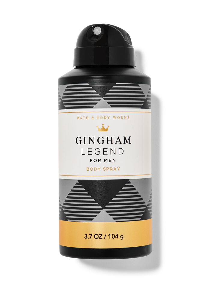 Gingham Legend men's  shop man collection deodorant and parfume men's collection Bath & Body Works