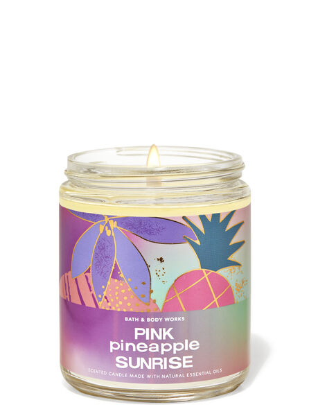 Pink Pineapple Sunrise fragranza Candela a 1 stoppino