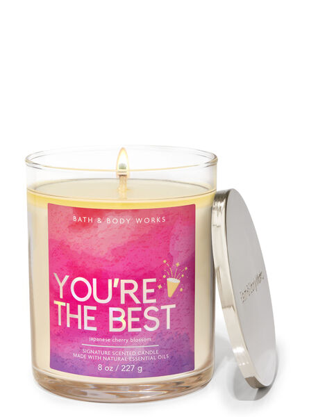 Japanese Cherry Blossom home fragrance candles 1-wick candles Bath & Body Works