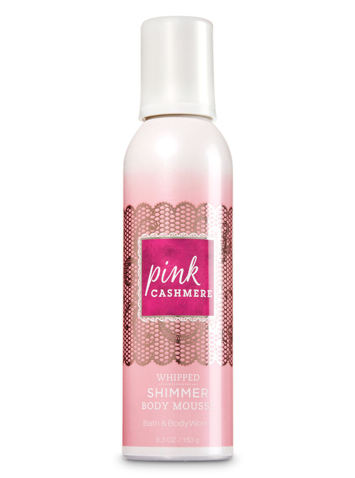 Pink Cashmere fragranza Whipped Shimmer Body Mousse