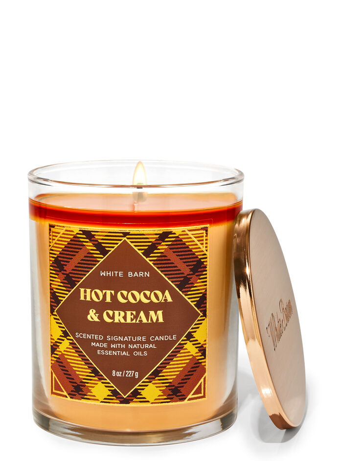 Hot Cocoa & Cream Home Fragrance/Featured/White Barn collection Bath & Body Works