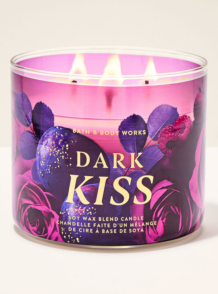 Dark Kiss Home Fragrance/Candles/3-wick candles Bath & Body Works
