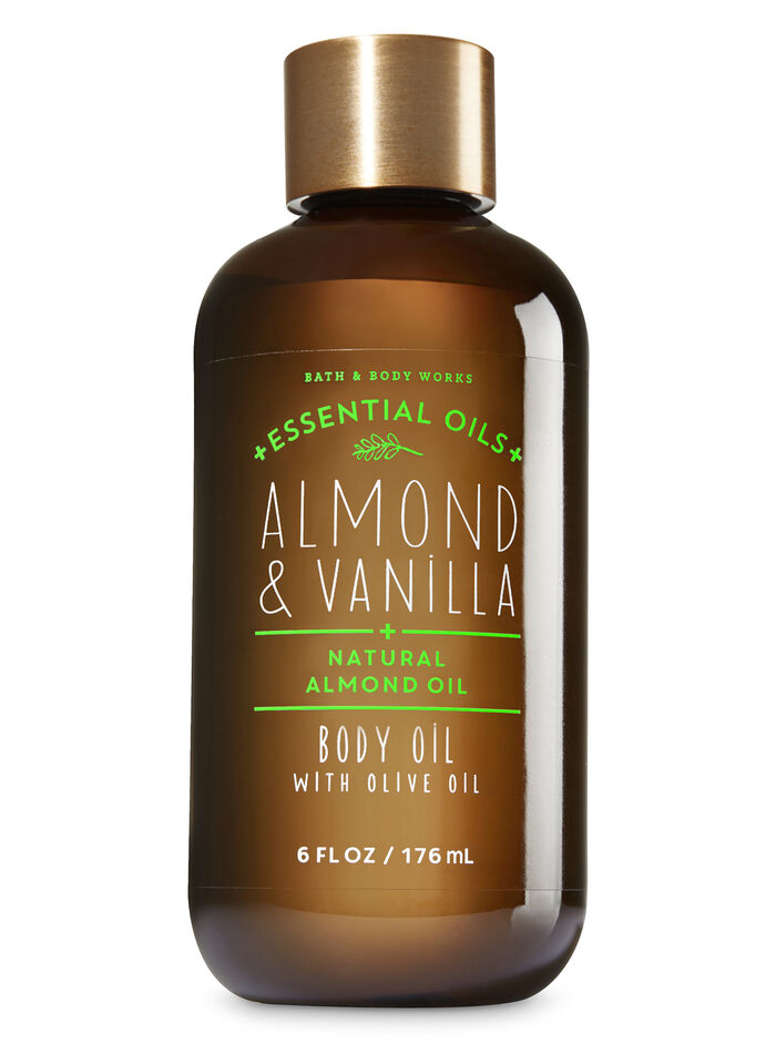 Bath & Body Works Almond & Vanilla Body Oil with Olive Oil