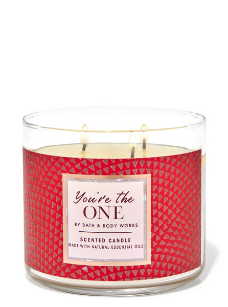 You're the One fragrance 3-Wick Candle