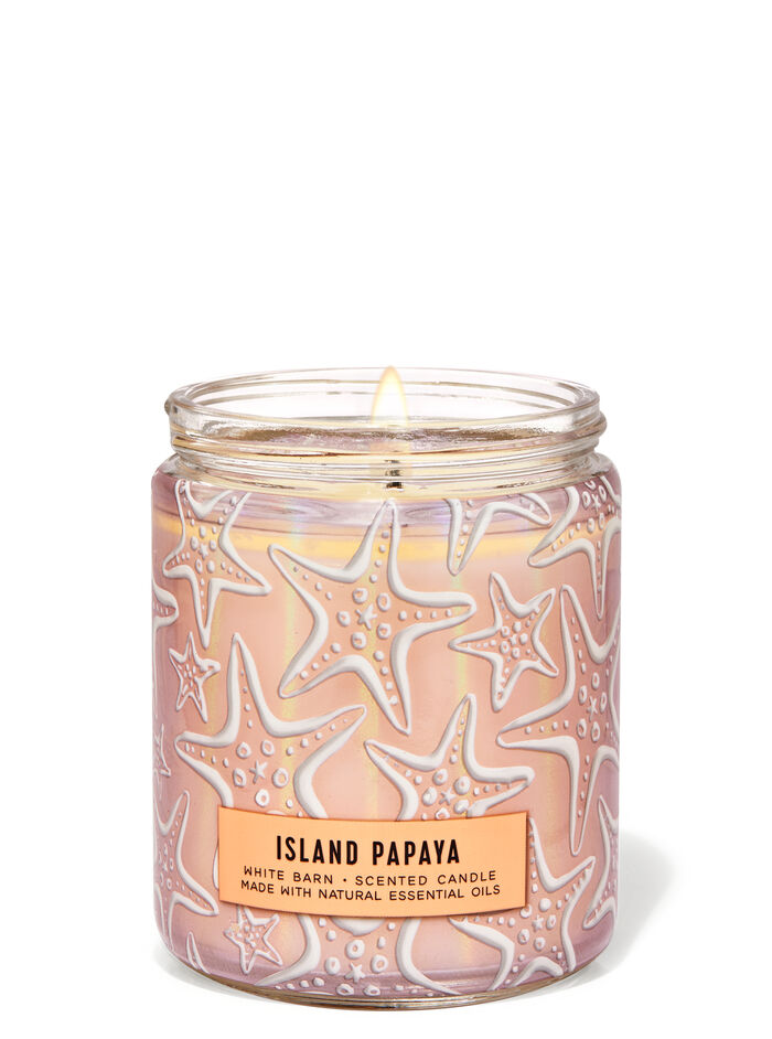 Island Papaya Home Fragrance/Candles/1-wick candles Bath & Body Works