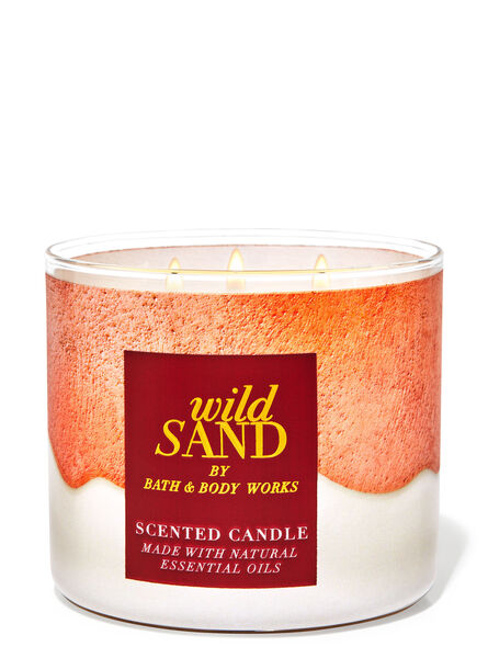Wild Sand profumazione ambiente candele candela a tre stoppini Bath & Body Works