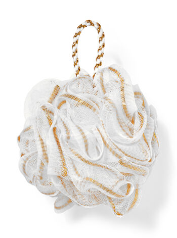 White & Gold fragrance Loofah Bath Sponge