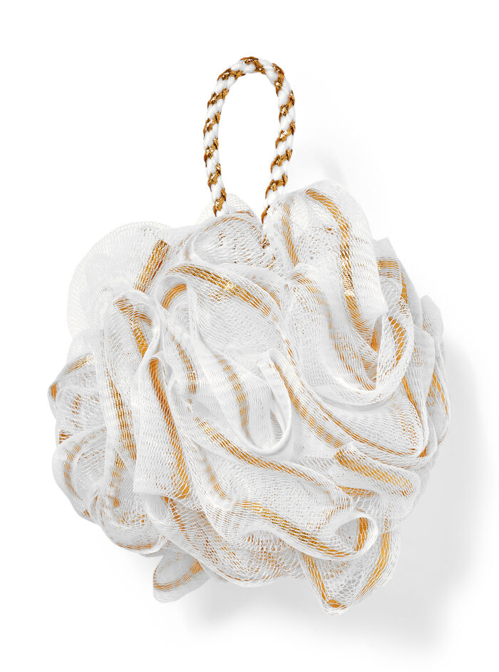 White & Gold fragrance Loofah Bath Sponge