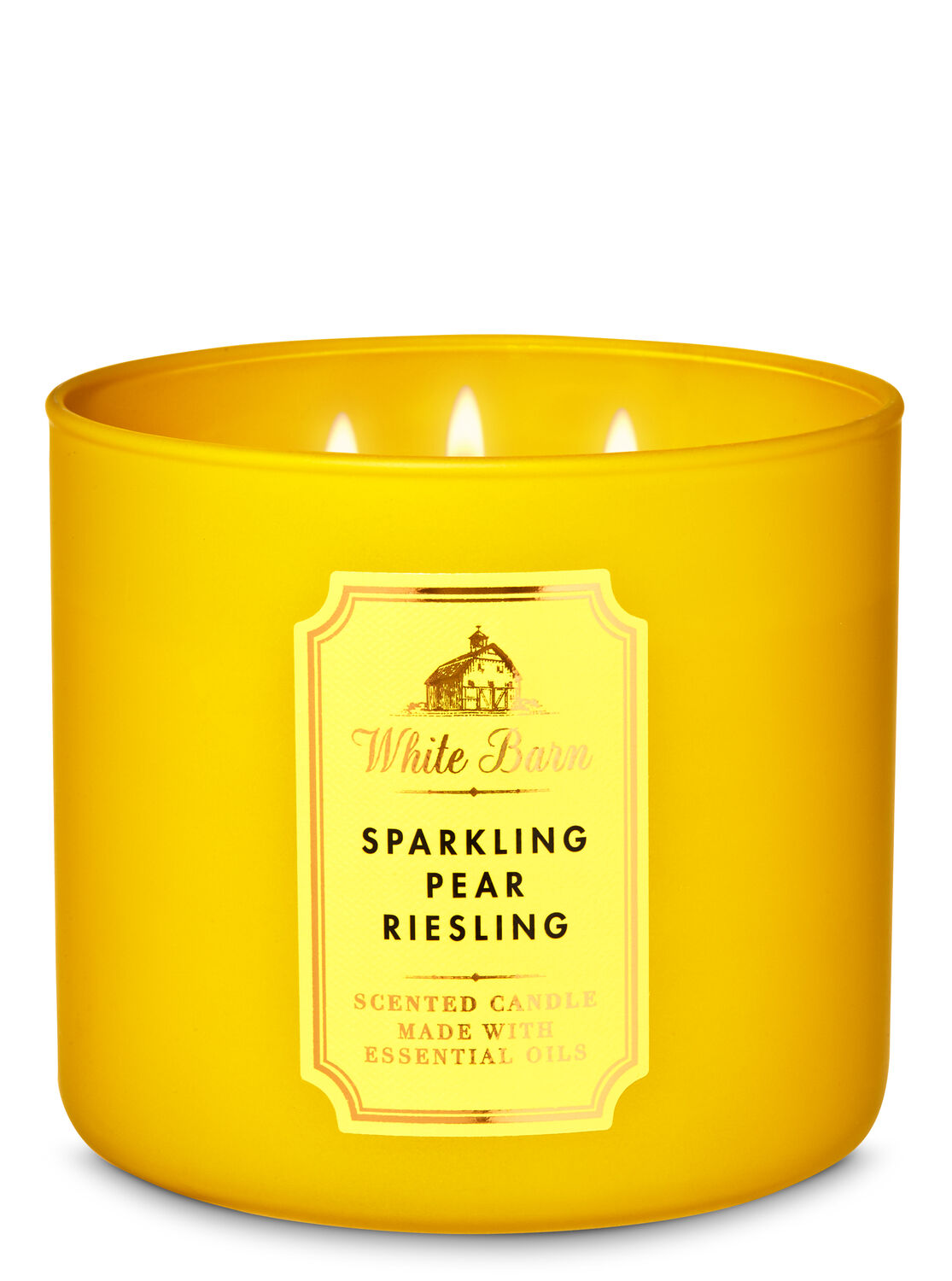 Sparkling Pear Riesling Bath & Body Works 14.5 Oz 3-Wick Candle 