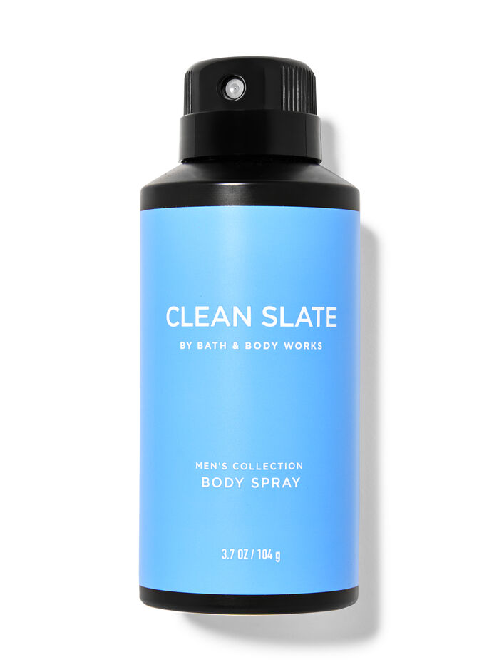 Clean Slate men's  shop man collection deodorant and parfume men's collection Bath & Body Works