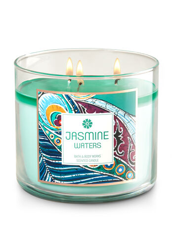 Jasmine Waters fragranza 3-Wick Candle