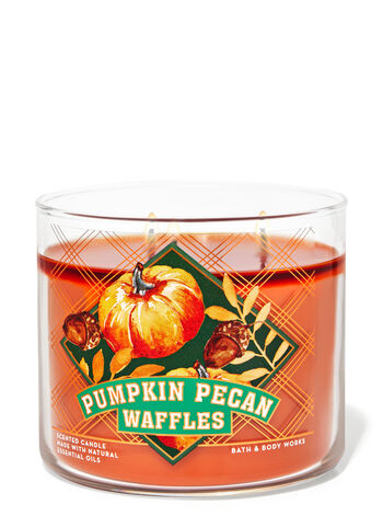 Pumpkin Pecan Waffles Home Fragrance/Candles/3-wick candles Bath & Body Works1