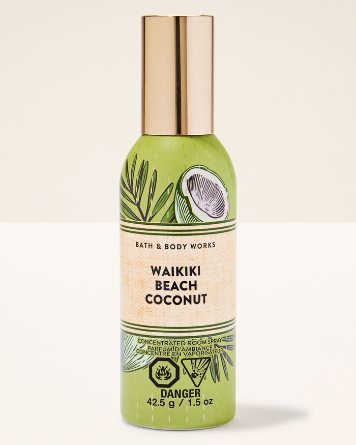 Waikiki Beach Coconut Home Fragrance/Home & Car Air fresheners/Room sprays & mists Bath & Body Works