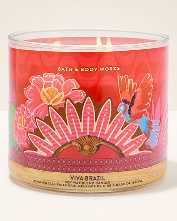 Viva Brazil CANDELE/Tutte le Candele/Candela a Tre Stoppini Bath & Body Works1