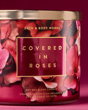 Covered In Roses Home Fragrance/Candles/3-wick candles Bath & Body Works2