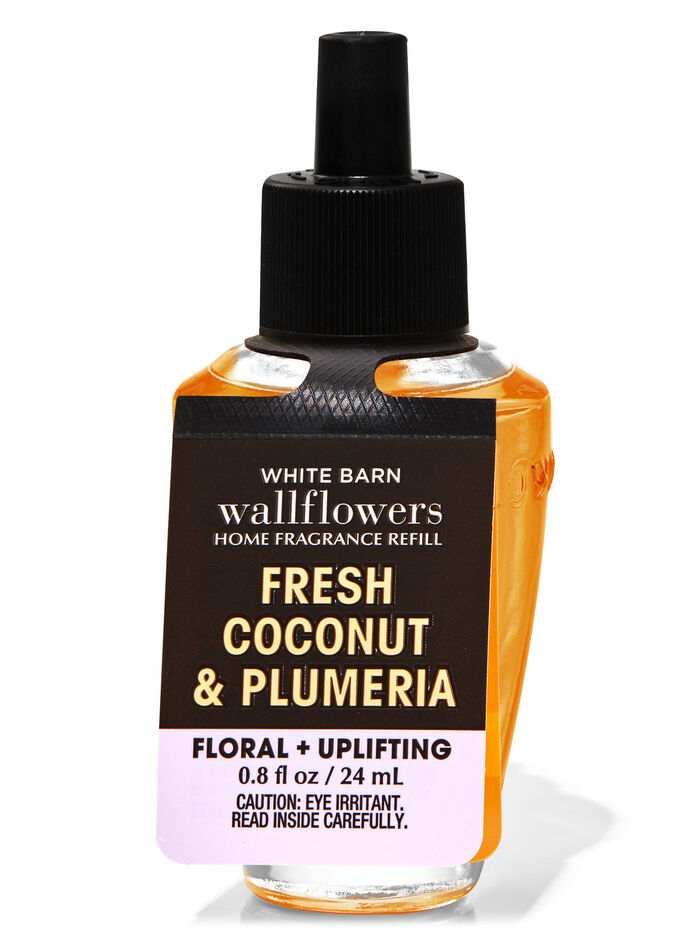 Fresh Coconut & Plumeria Home Fragrance/Home & Car Air fresheners/Wallflowers refill Bath & Body Works