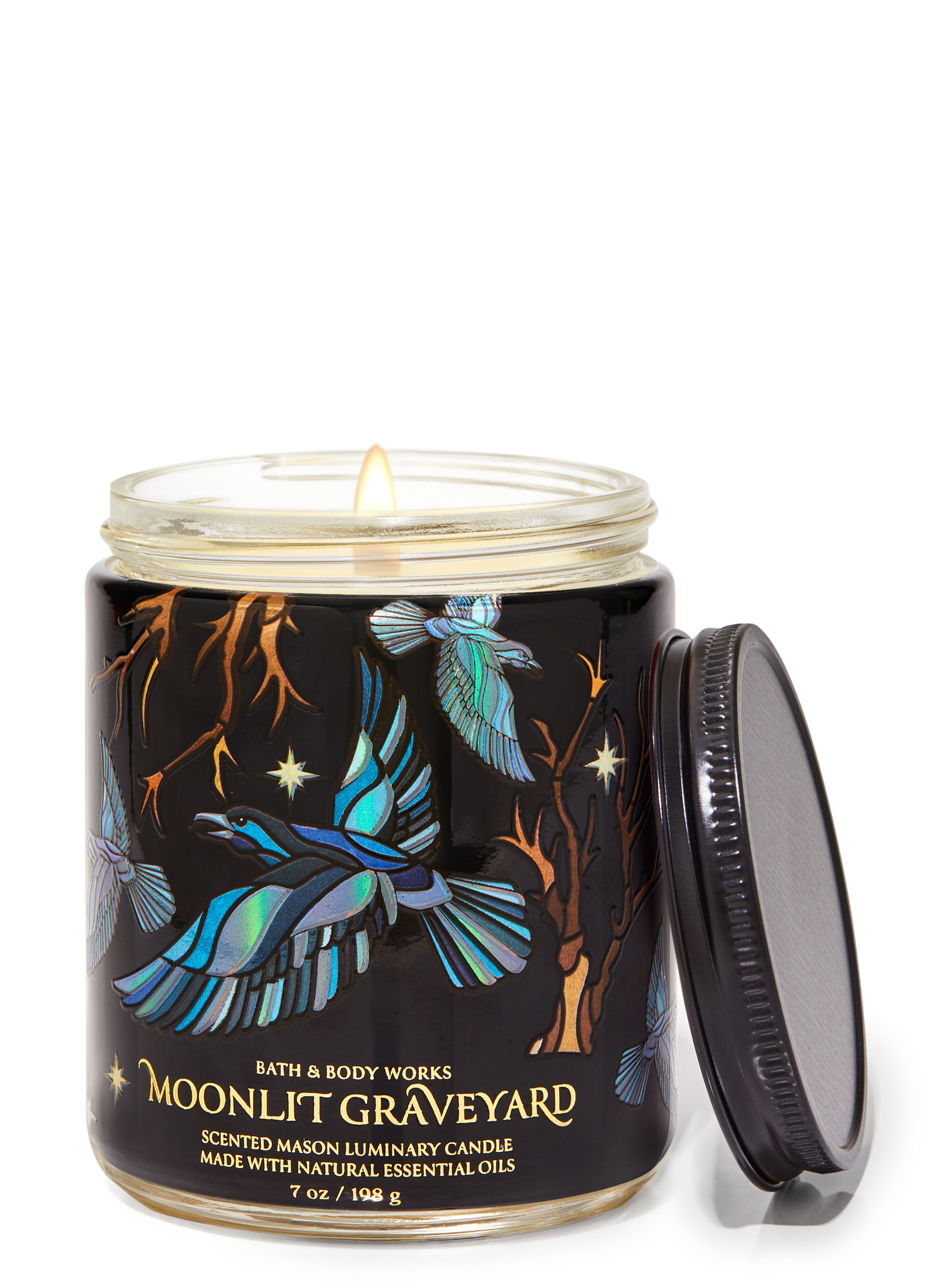 Mason Single Wick Candle Moonlit Graveyard | Bath & Body Works Italy