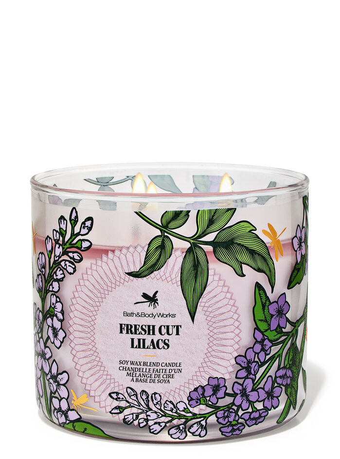 Fresh Cut Lilacs Home Fragrance/Candles/3-wick candles Bath & Body Works