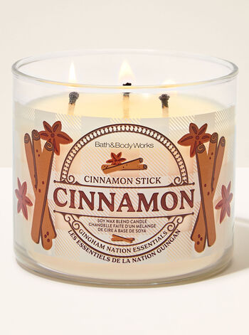 Cinnamon Home Fragrance/Candles/3-wick candles Bath & Body Works1