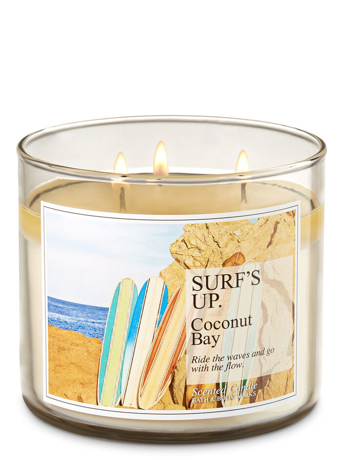 Surf's Up - Coconut Bay fragranza 3-Wick Candle