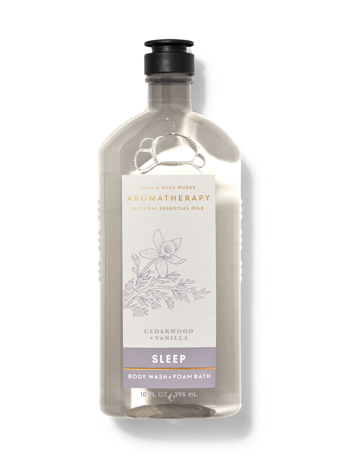 Cedarwood Vanilla body care aromatherapy body wash and shower gel aromatherapy Bath & Body Works