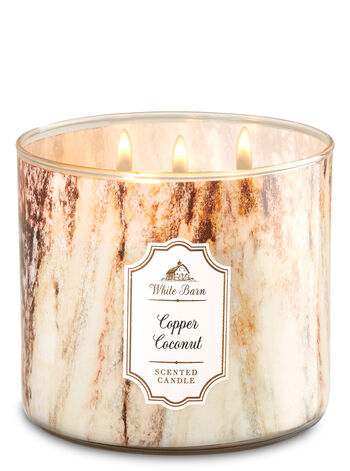 Copper Coconut fragranza 3-Wick Candle