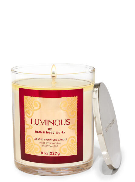 Luminous home fragrance candles 1-wick candles Bath & Body Works