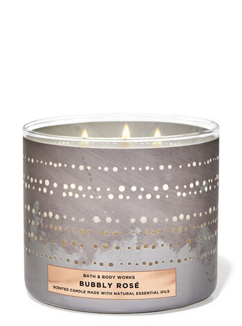 Bubbly Ros&eacute; fragrance 3-Wick Candle