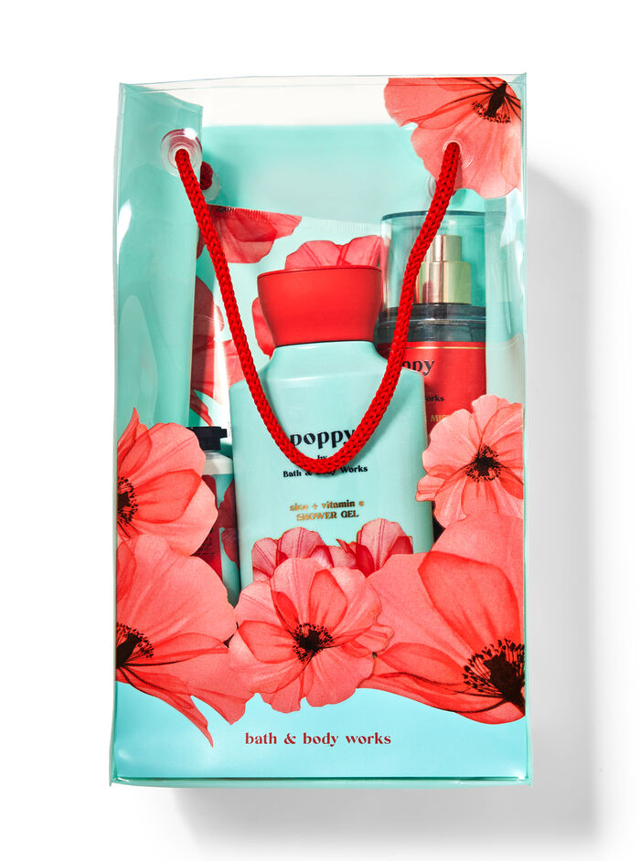 Poppy fragrance Gift Bag Set