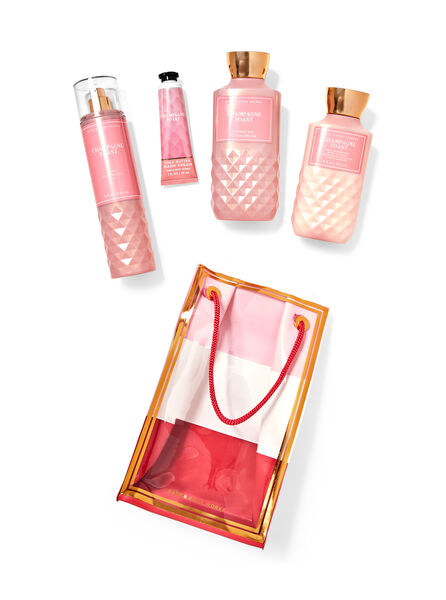 Champagne Toast fragrance Gift Bag Set