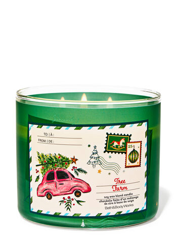 Tree Farm Candele/Tutte le Candele/Candela a Tre Stoppini Bath & Body Works1