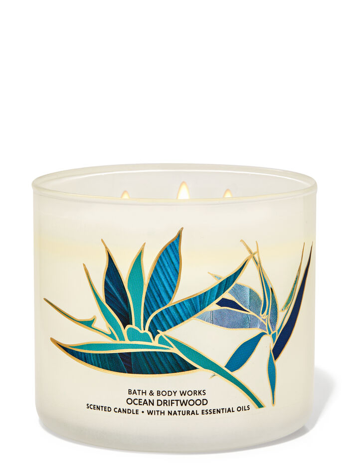 Ocean Driftwood Home Fragrance/Candles/3-wick candles Bath & Body Works