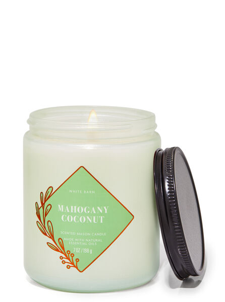 Mahogany Coconut fragranza Candela a 1 stoppino
