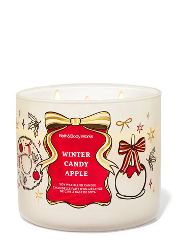 Winter Candy Apple CANDELE/Tutte le Candele/Candela a Tre Stoppini Bath & Body Works1