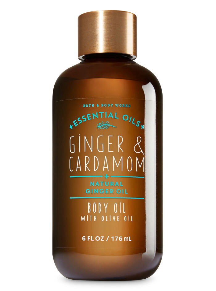 Ginger & Cardamom fragranza Body Oil with Olive Oil