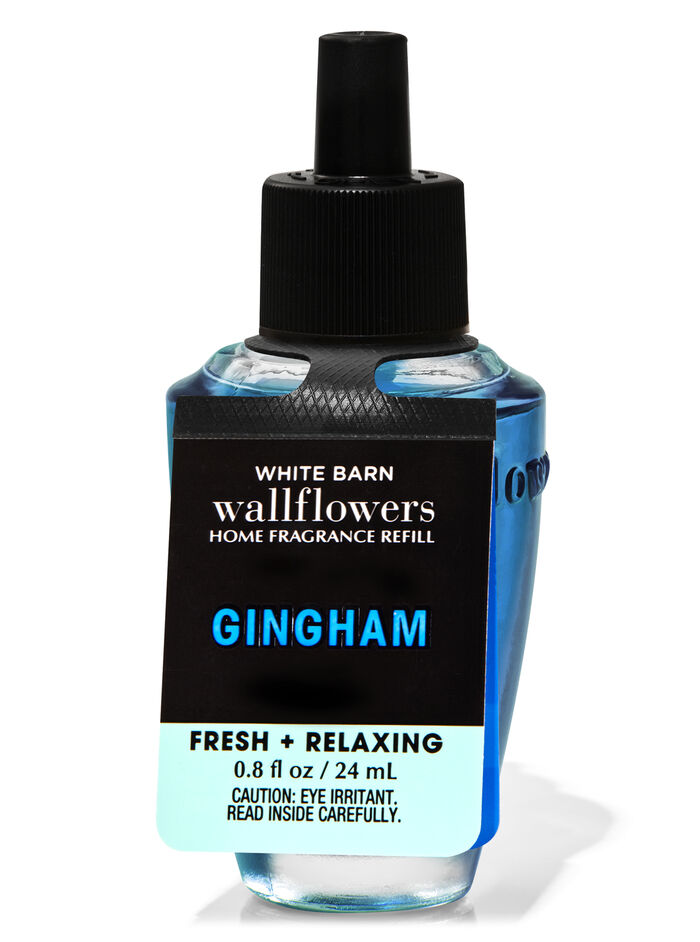 Gingham home fragrance home & car air fresheners wallflowers refill Bath & Body Works