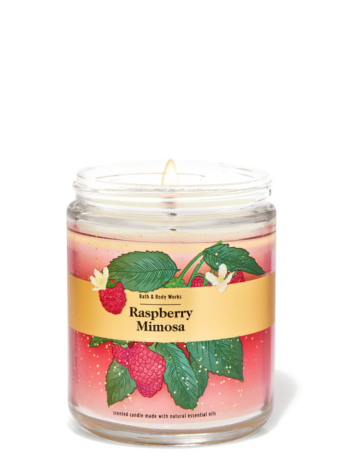 Raspberry Mimosa Home Fragrance/Candles/1-wick candles Bath & Body Works
