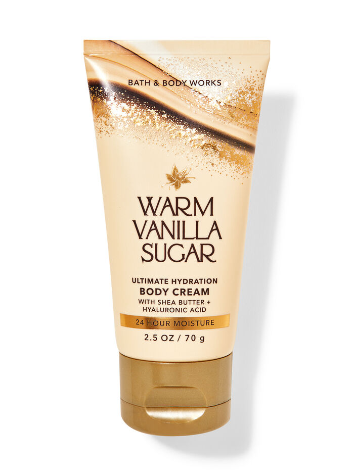 Warm Vanilla Sugar fragrance Travel Size Ultimate Hydration Body Cream