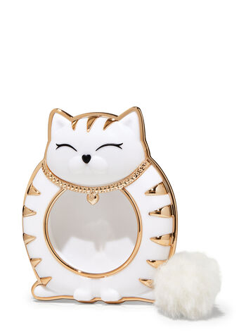 Clip con gattino bianco e oro Home Fragrance/Home & Car Air fresheners/Car fragrance Bath & Body Works1