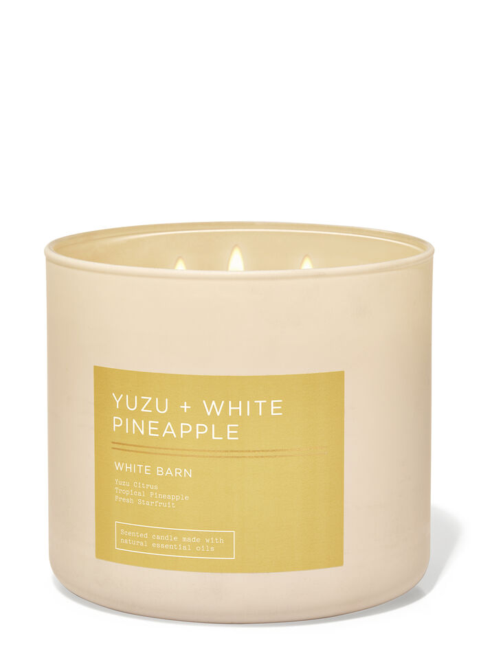 Yuzu & White Pineapple profumazione ambiente in evidenza white barn Bath & Body Works