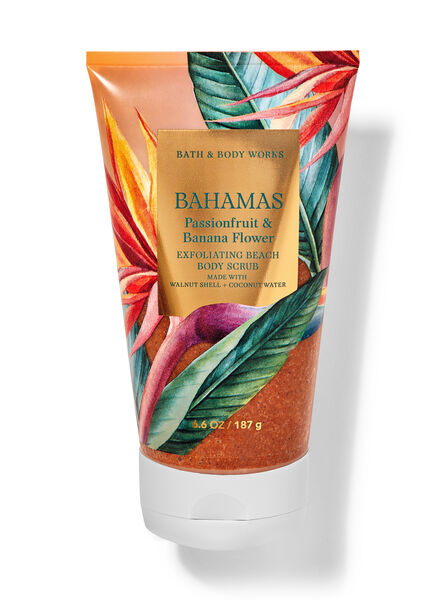 Bahamas Passionfruit & Banana Flower prodotti per il corpo bagno e doccia scrub esfoliante Bath & Body Works