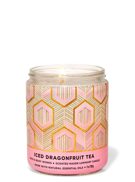 Iced Dragonfruit Tea fragranza Candela Mason a 1 stoppino