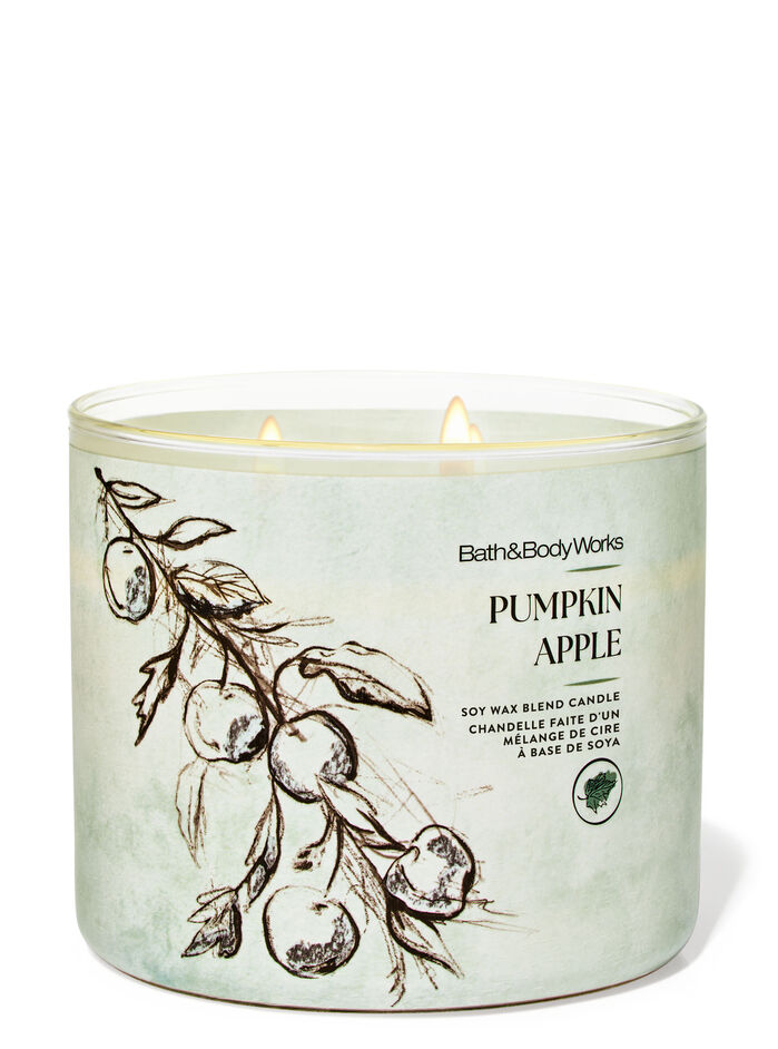 Pumpkin Apple Home Fragrance/Candles/3-wick candles Bath & Body Works