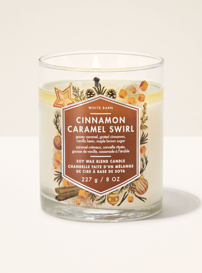 Cinnamon Caramel Swirl Profumazione ambiente/IN EVIDENZA/White Barn Bath & Body Works