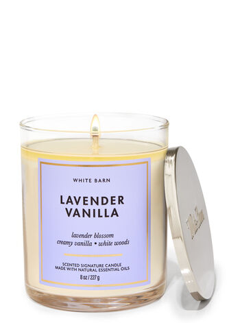 Lavender Vanilla home fragrance candles 1-wick candles Bath & Body Works1