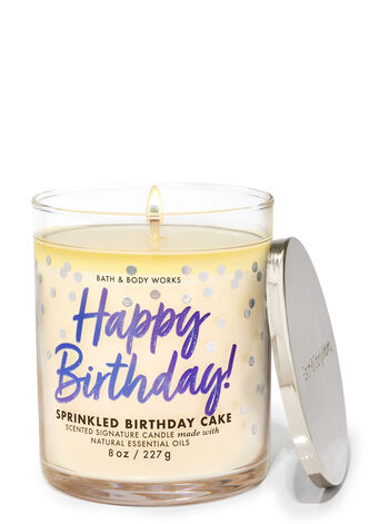 Sprinkled Birthday Cake Home Fragrance/Candles/1-wick candles Bath & Body Works1