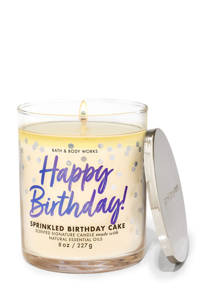 Sprinkled Birthday Cake Home Fragrance/Candles/1-wick candles Bath & Body Works