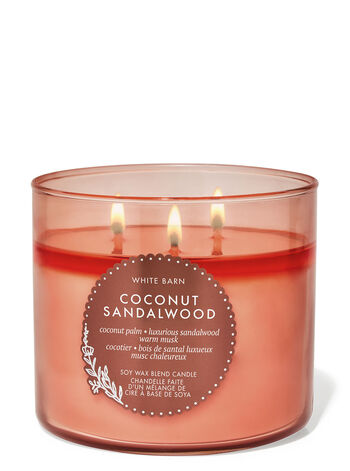 Coconut Sandalwood Home Fragrance/Featured/White Barn collection Bath & Body Works1